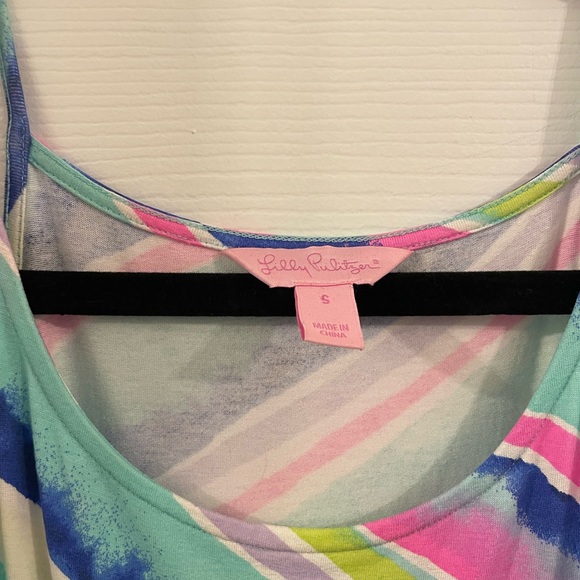Lilly Pulitzer Multi Ceviche Stripe Diagonal Magnolia Midi Dress - Small - Picture 2 of 5